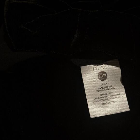 Velvet feather detailed minidress - Picture 4 of 5